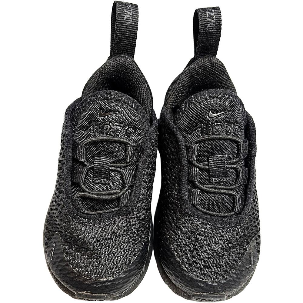 Nike Air Max 270 Baby 4c Black Sneakers w/ Box, Slip On, GUC, Basketball Shoes